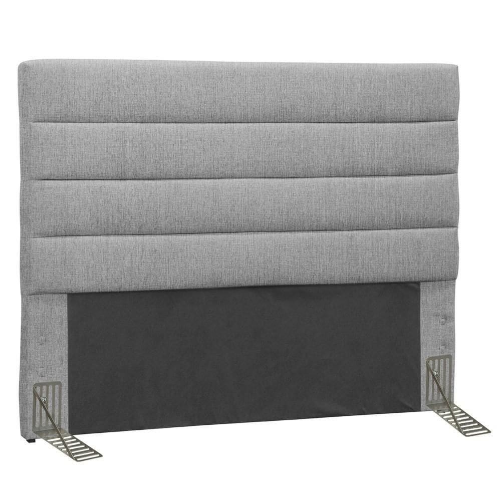 Cabeceira Casal 140Cm Greta Linho Cinza