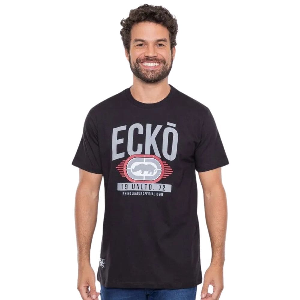 Camiseta Masculina Ecko Vintage Preta J620A