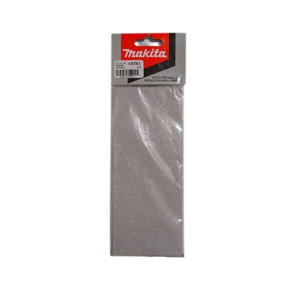 Folha de Lixa Madeira Makita Grão 100 93x228mm