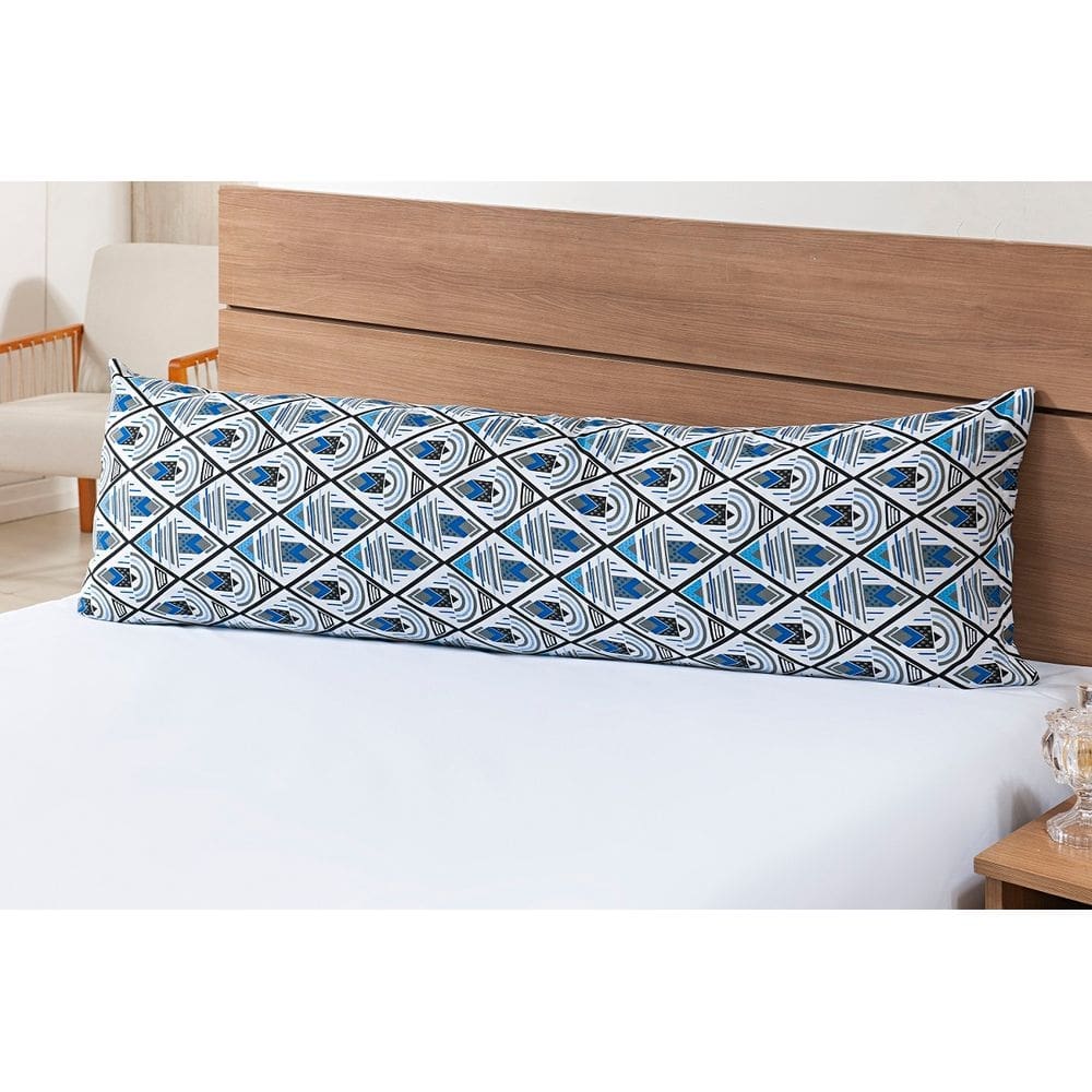 Fronha Para Travesseiro de Corpo 1,40mx45cm 100% Algodão 180 Fios Losango