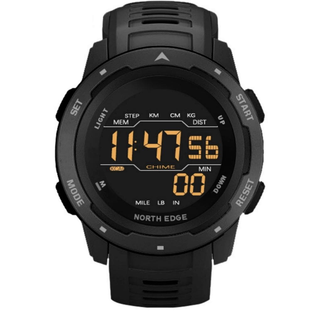 Relógio de Pulso Digital Mars NORTH EDGE Impermeável 50m Esportivo
