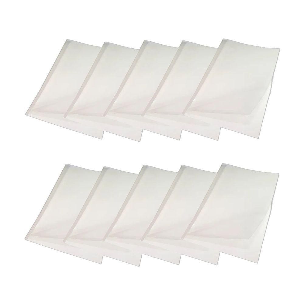 Kit 30 Capas Encadernação Térmica Até 200 Folhas A4 Branca