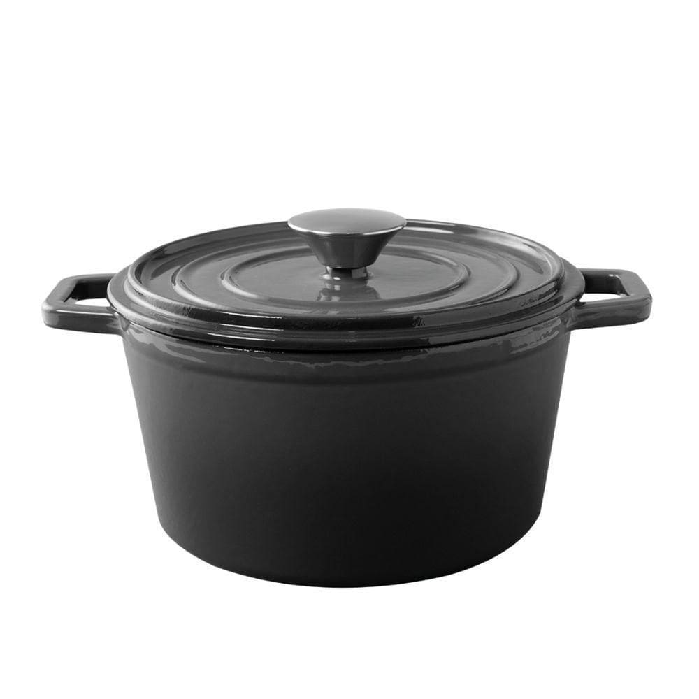 Caçarola Em Ferro Indução Sauté 26cm Haus Concept Cinza