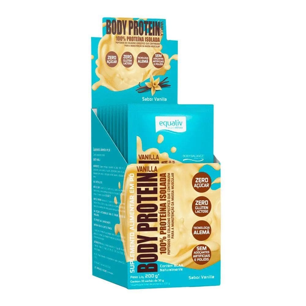 Body Protein Vanilla 200g C/10sac