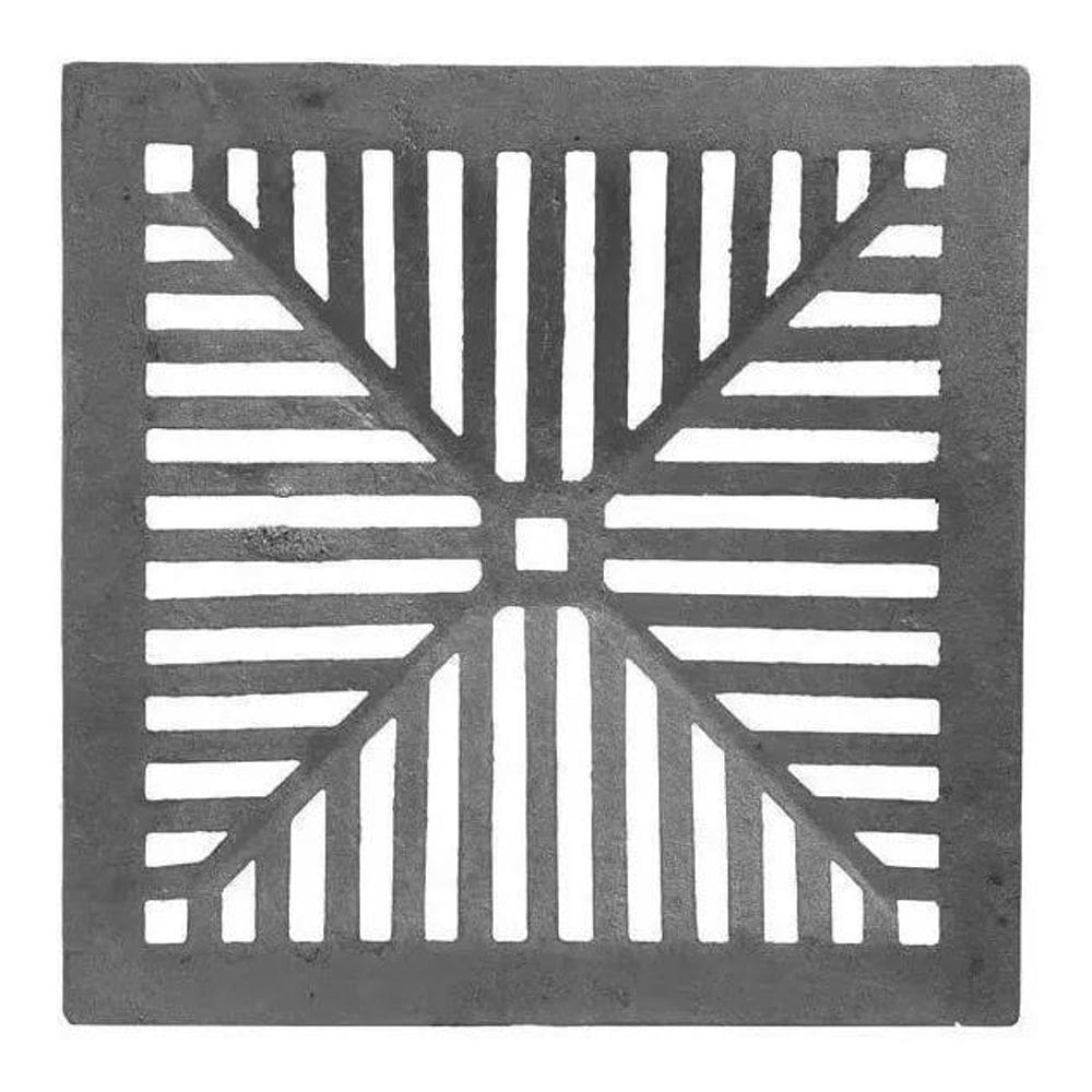 Grelha Ferro Fundido Para Ralo 15X15