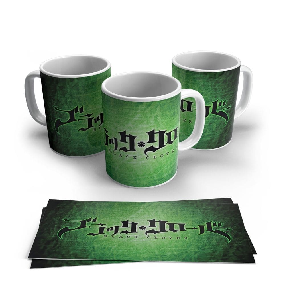Caneca de Porcela Anime Black Cover Modelo 09