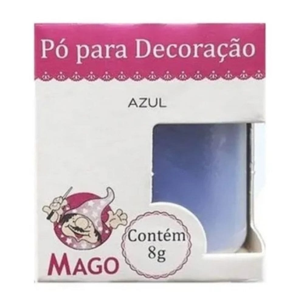 Pó Para Decoração Mago Azul 8gr