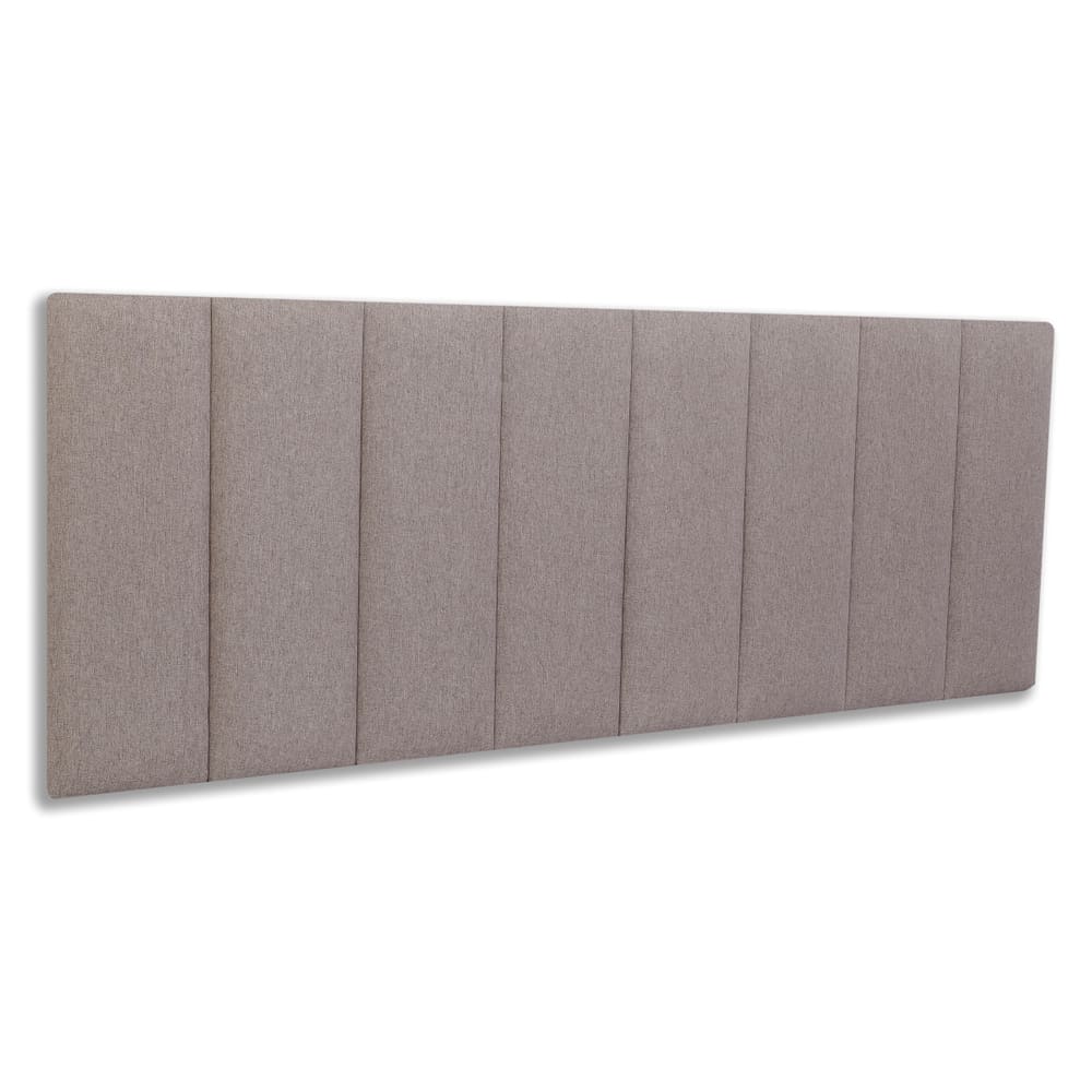 Cabeceira Queen Estofada Kit 8 Placas Reta - Linho Castor