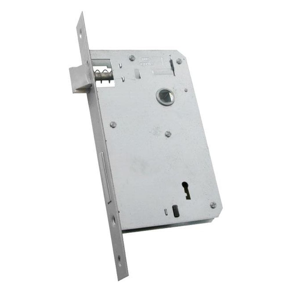 maquina fechadura interna 55mm canto reto inox polido alianca