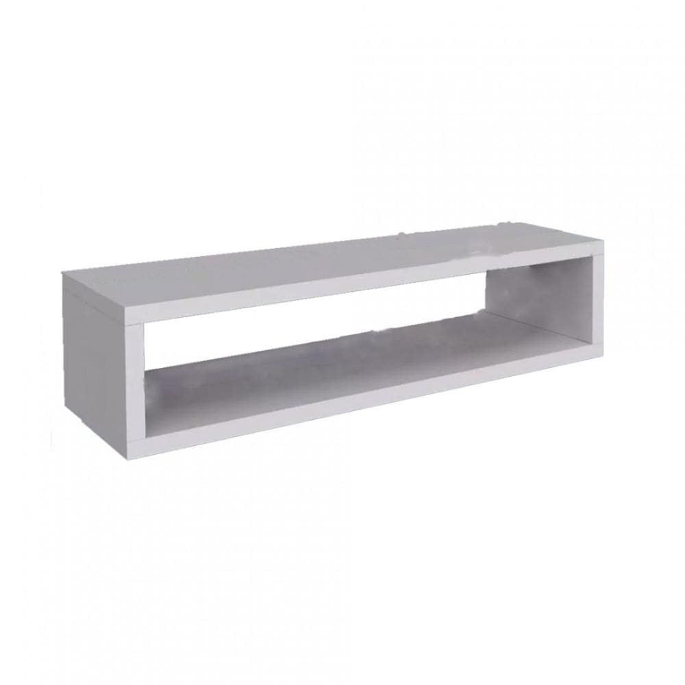 Nicho Retangular Decorativo 70cm X 25 Cm X 15cm Branco Em Mdf [F031]
