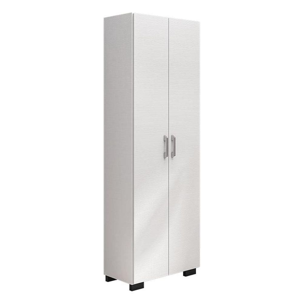 Livreiro Office com Portas Grandes Branco Trama - Móveis Leão