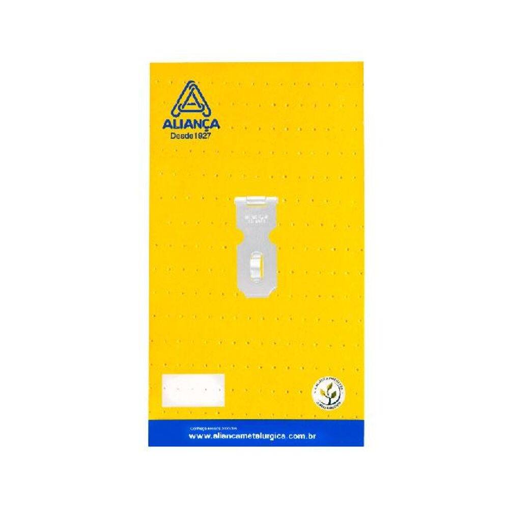 cartela porta cadeado 51mm branco cartela alianca