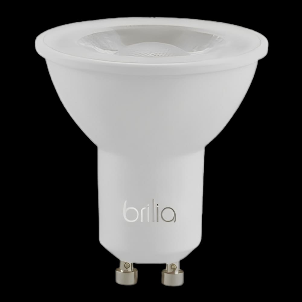 Lâmpada LED MR16 Dicróica 4W Bivolt GU10 3000K Quente Brilia