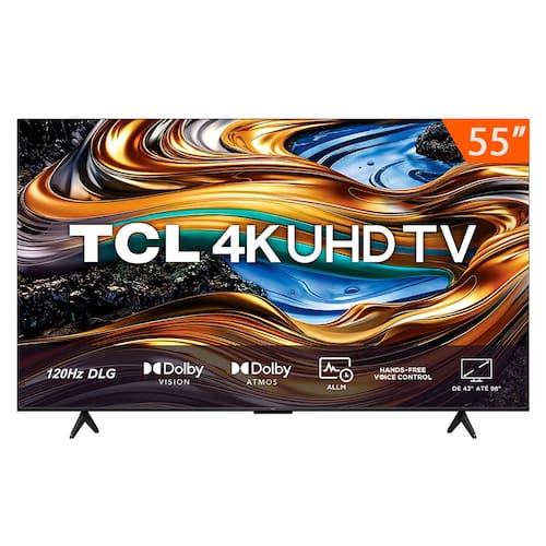 imagem-Smart TV LED 55" Google TV Ultra HD 4K TCL 55P755 Comando de Voz HDR10+ 120Hz DLG HDMI 2.1 Bluetooth - 007382406714
