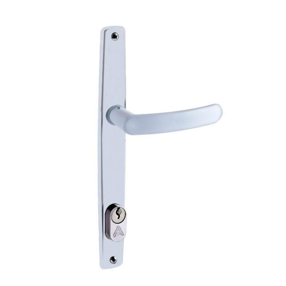 fechadura perfil 28mm com acionamento branco alianca