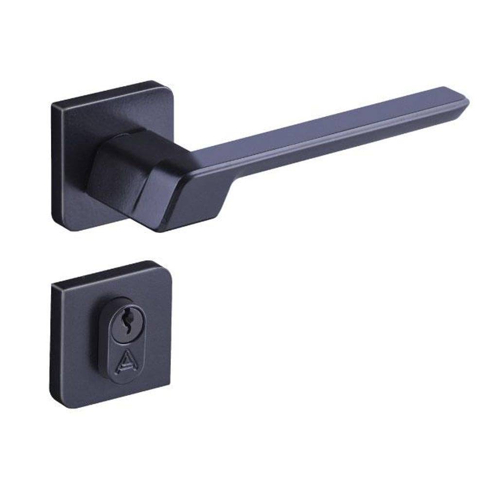 fechadura entrada vega s40 preto fosco alianca