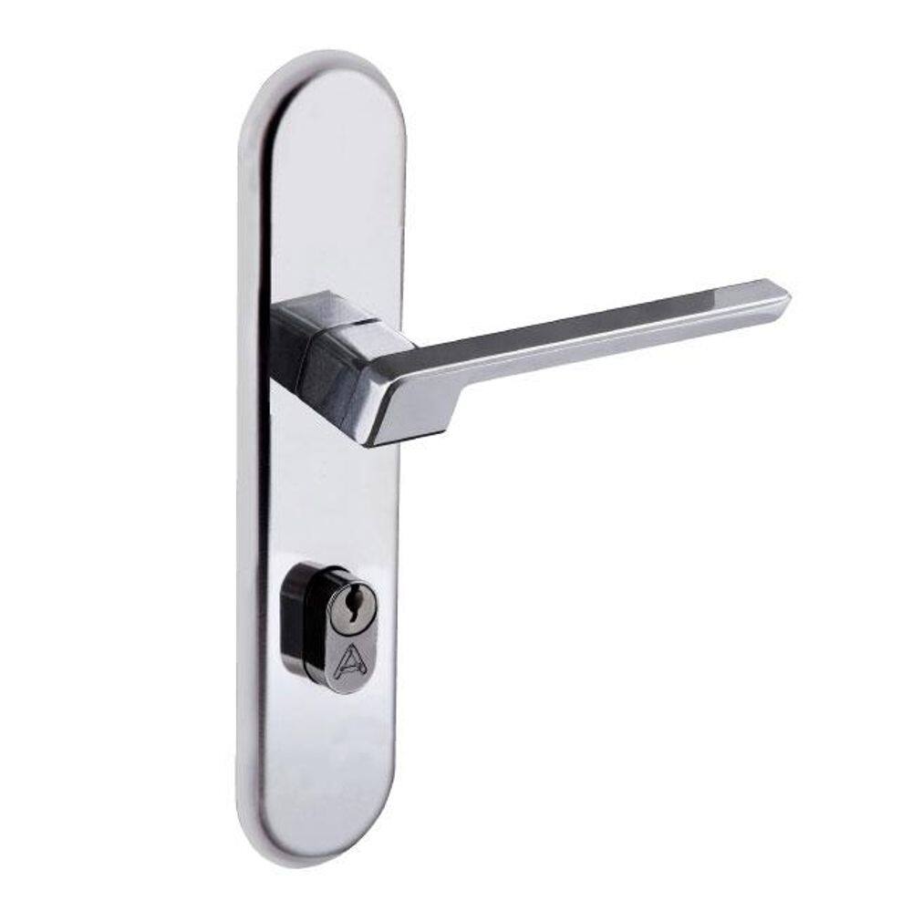 fechadura entrada espelho vega s40 cromado alianca