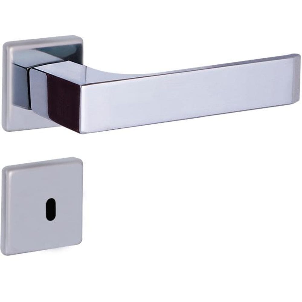 fechadura interna quadratta reta roseta 55mm cromado alianca