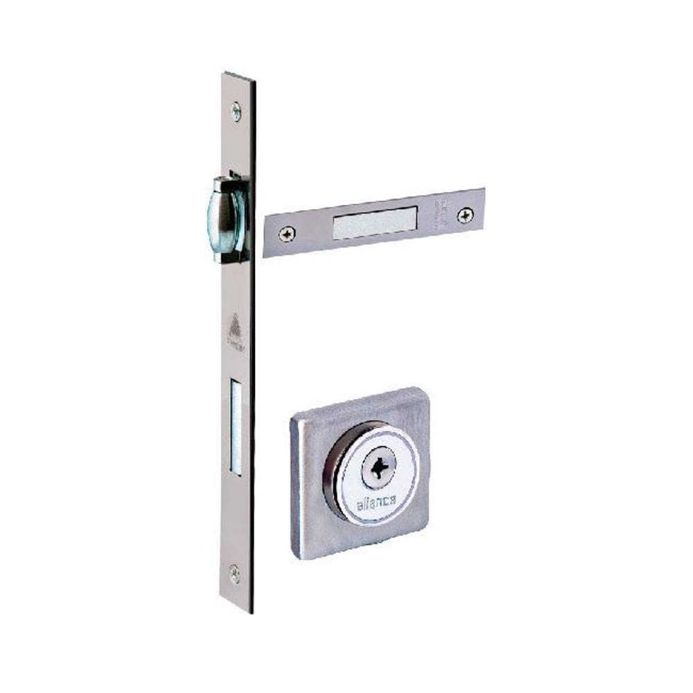 fechadura rolete tetra quadrada 55mm cromado alianca