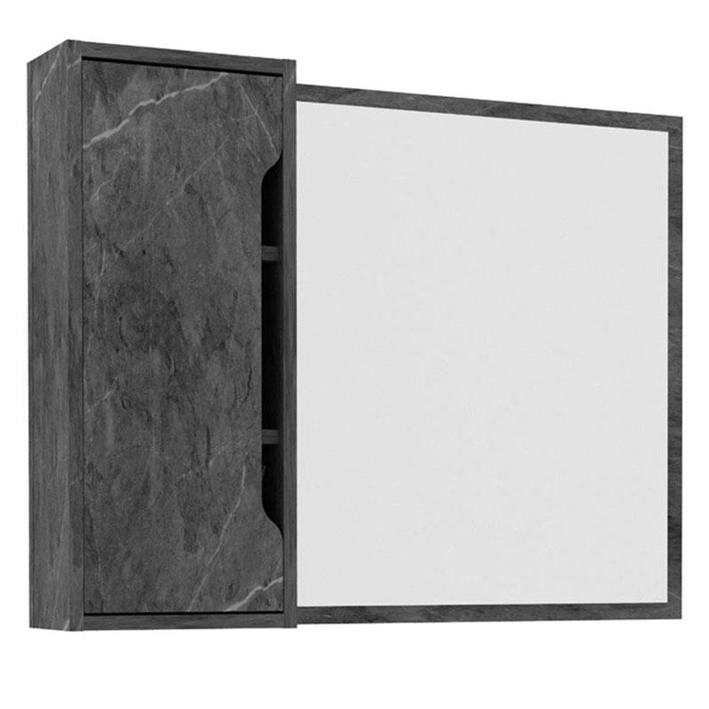 Espelho para Banheiro BN3645 Mármore Lunar - Tecnomobili