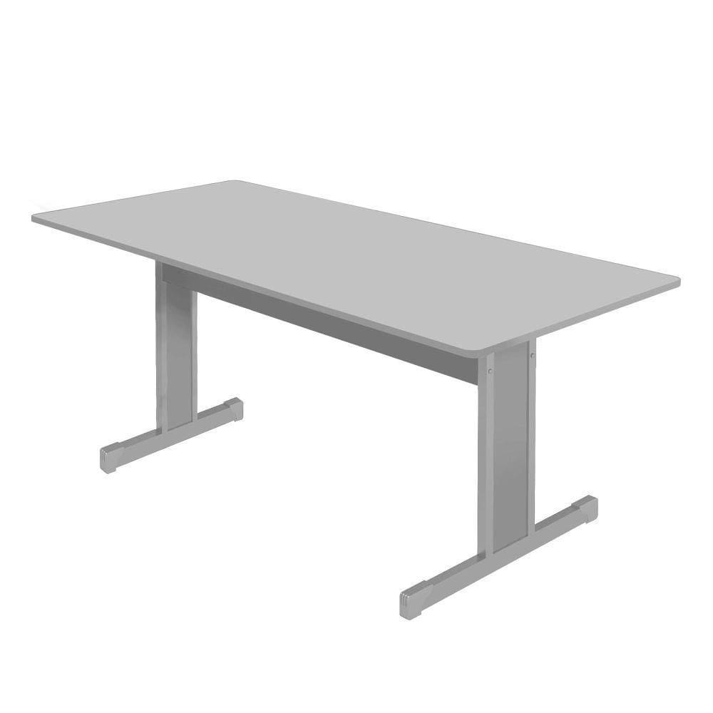 Mesa De Reunião 2.0 Ret Cinza