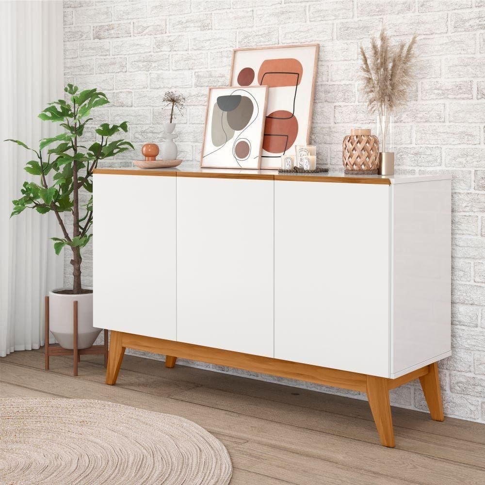 Buffet Valencia Com 3 Portas Branco