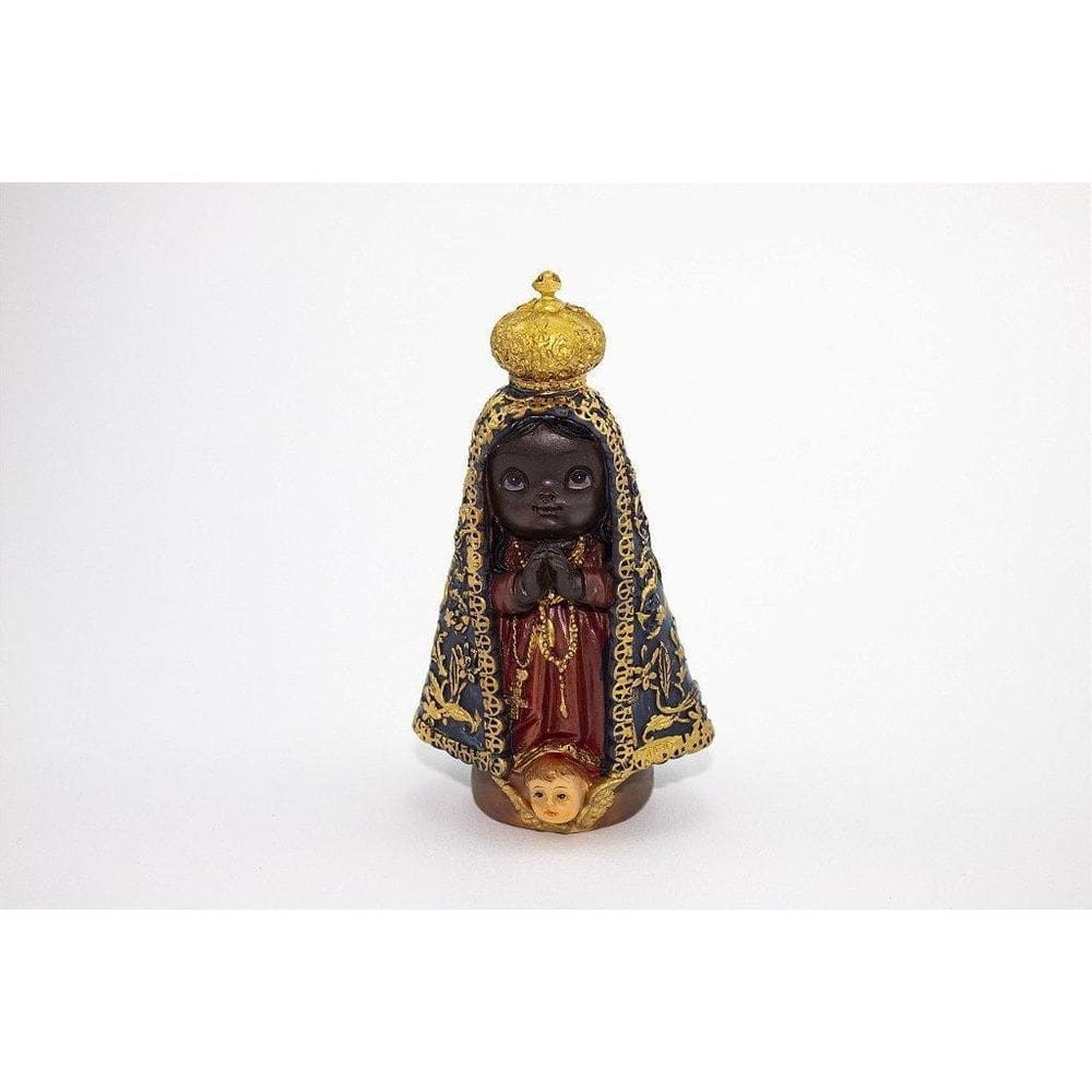Imagem Nossa Senhora Aparecida Infantil Resina 10 Cm