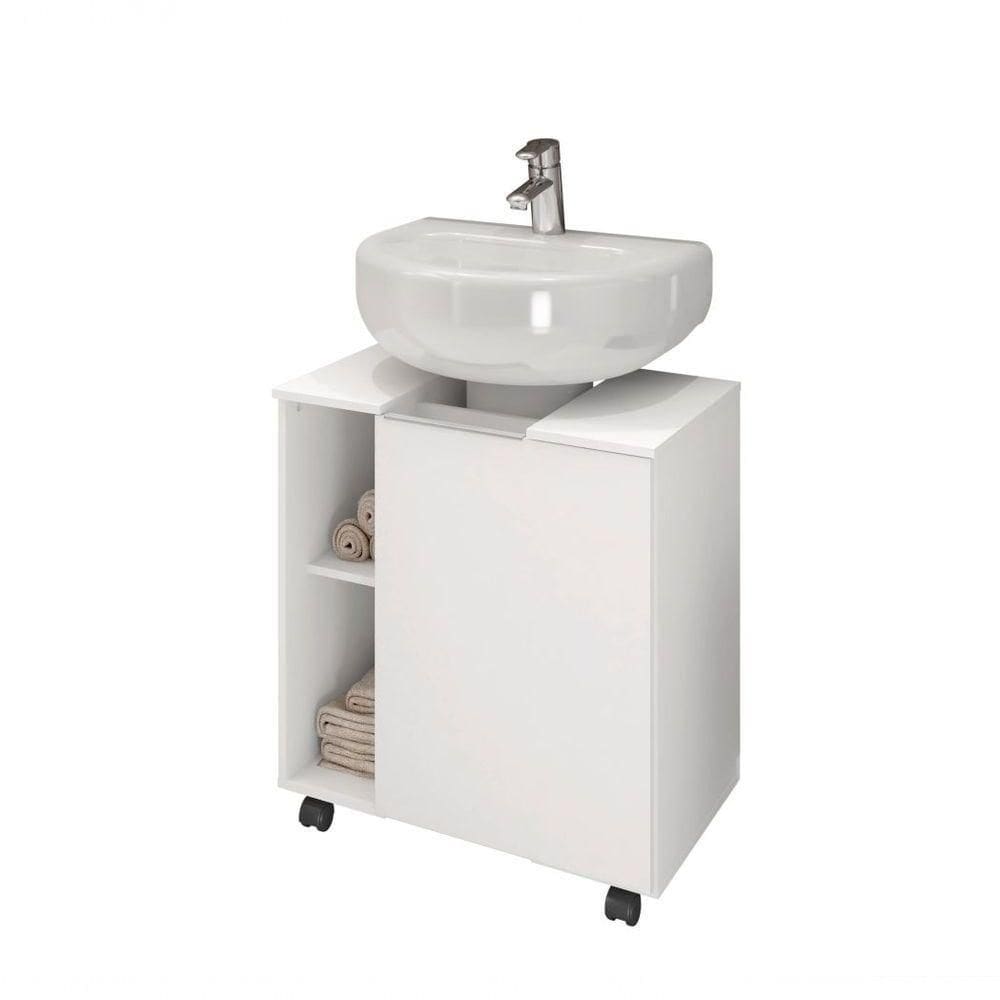 Armário Gabinete Para Banheiro Gales Branco