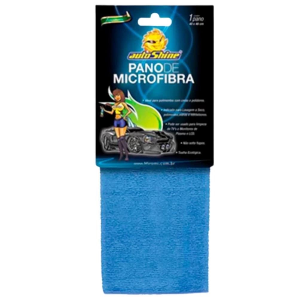 Pano de Microfibra 38X38CM super absorvente para limpeza eficaz não deixa residuos