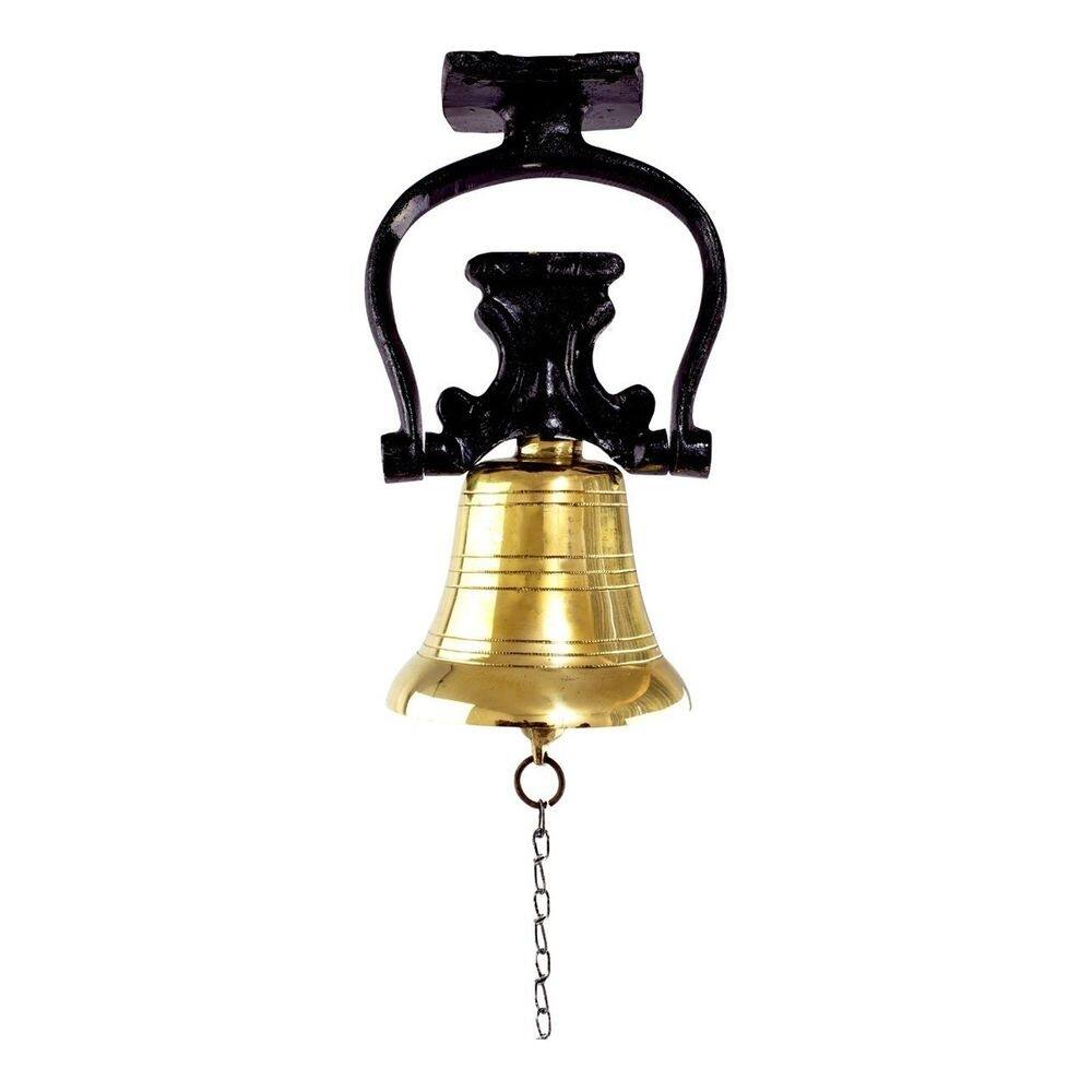 Sino de Bronze com Suporte para Parede/Teto - 1,5 Kg