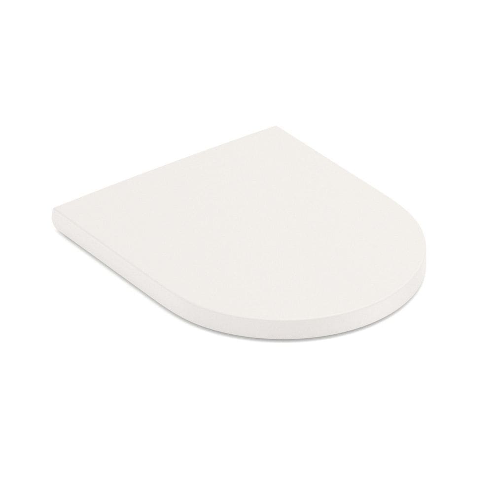 Assento único com Queda Amortecida Inspira Round Roca Beige