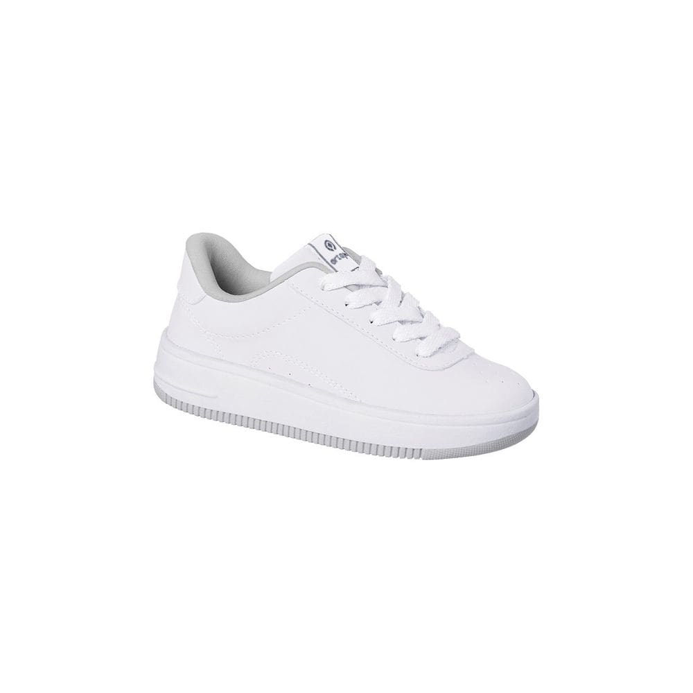 Tênis Infantil Masculino Ortopé Bliss Cadarço Branco