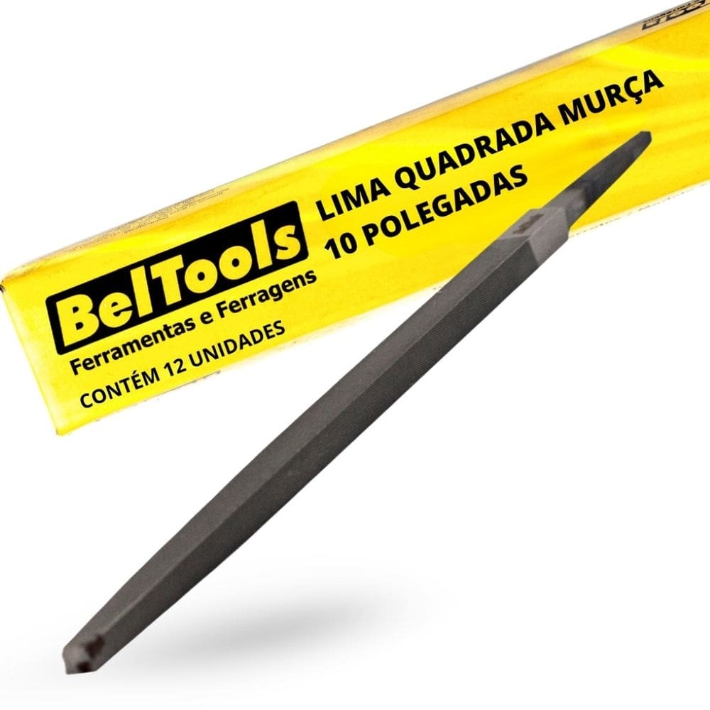Kit C/ 12 Lima Quadrada Murça 10 Pol Beltools