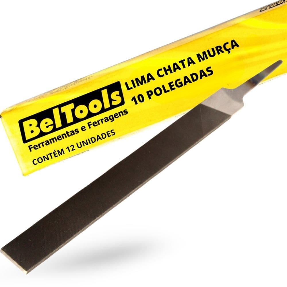 Kit C/ 12 Lima Chata Murça 10 Pol Beltools