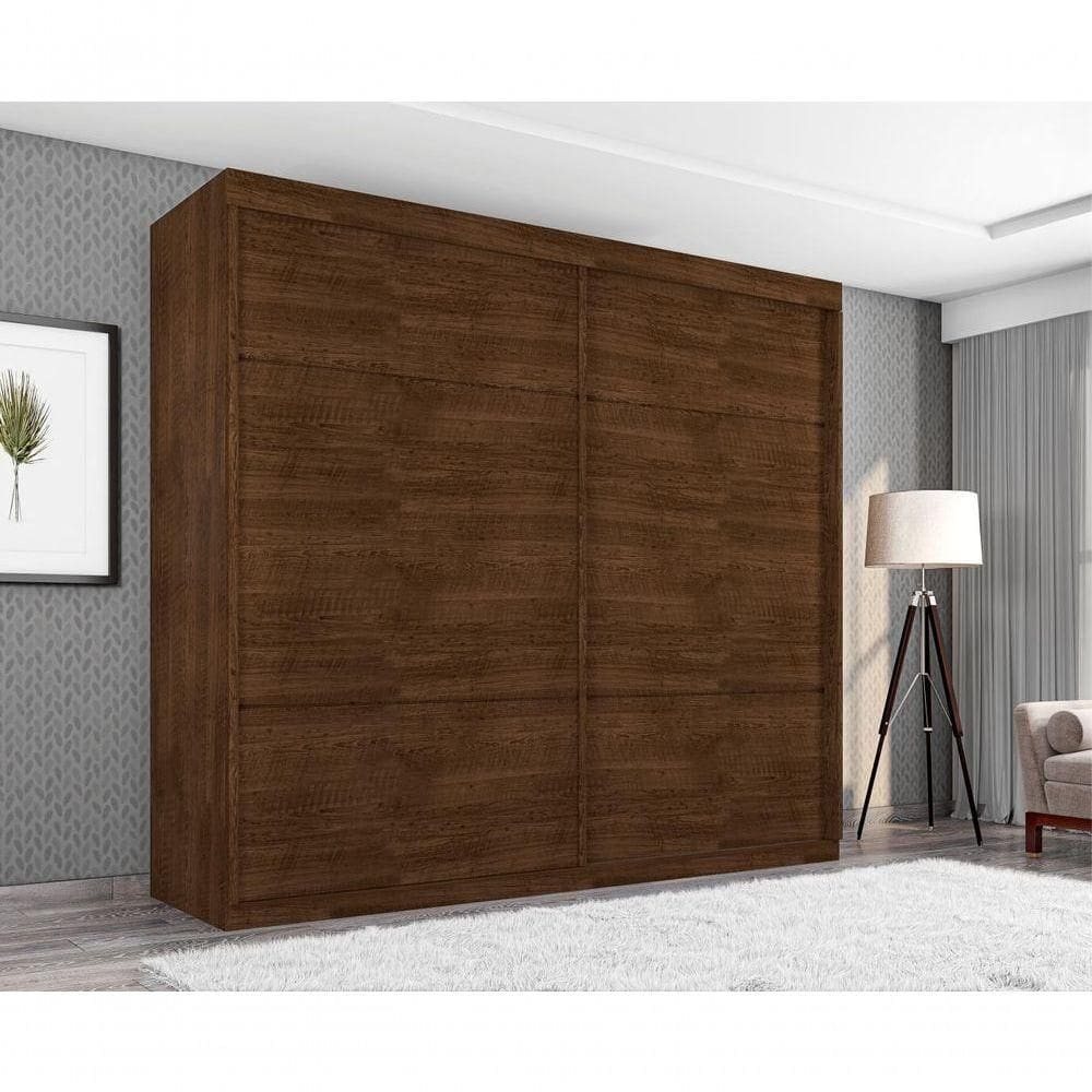 Guarda Roupa Londres Duas Portas Deslizantes Malbec