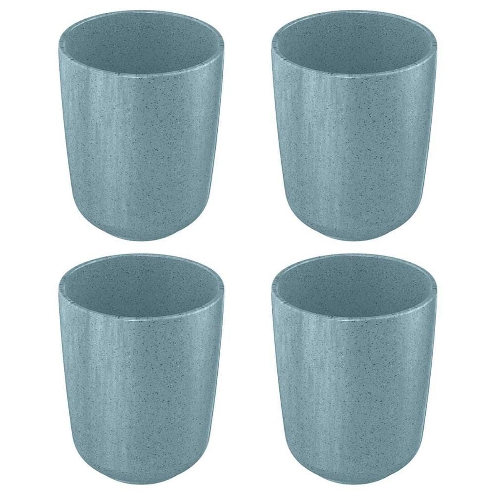 4x Porta Escova de Dente de Pia Banheiro OU Osaka Azul