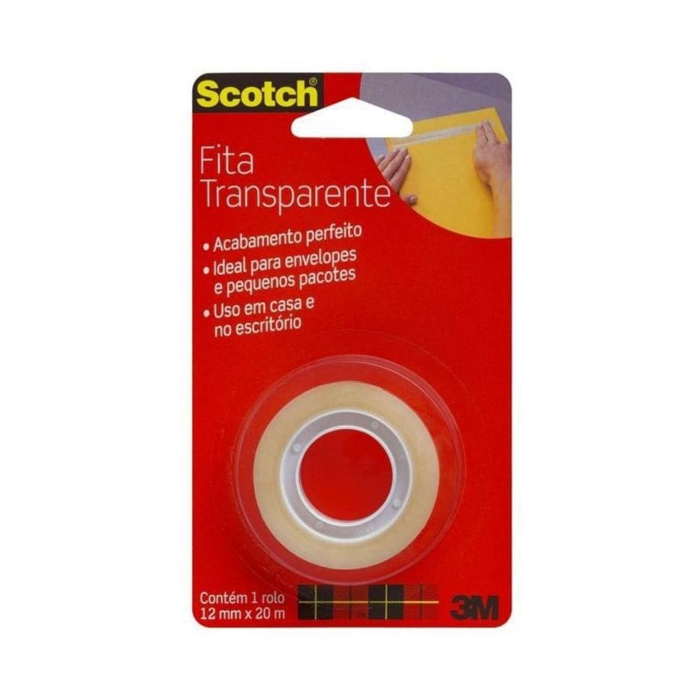 Livro Fita Adesiva 12X20 Transparente Scotch - Hb004570626
