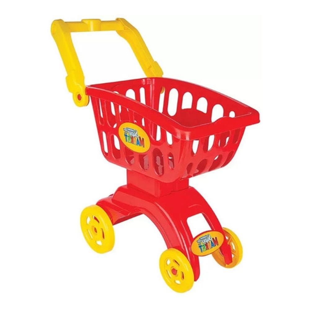 Carrinho De Compras Infantil Market Vermelho Braskit