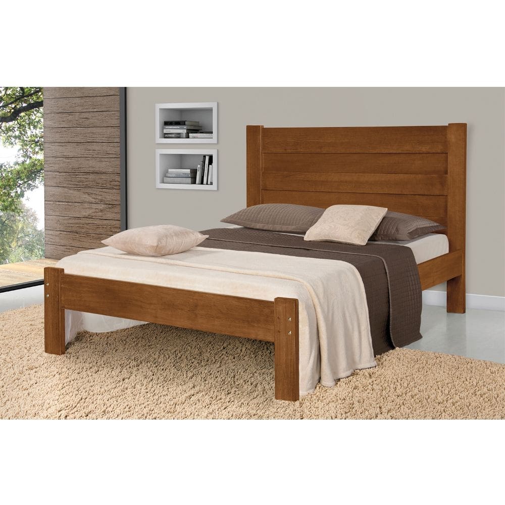 Cama Casal Lara Imbuia
