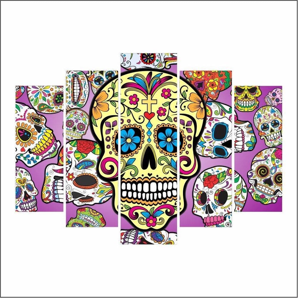 Kit Decoração Festa Aniversário Caveiras Mexicanas Skull