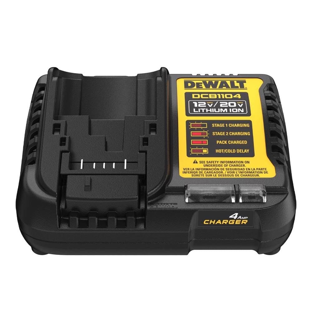 Carregador 4Ah 12V 20V Li-On Bivolt - DeWalt DCB1104