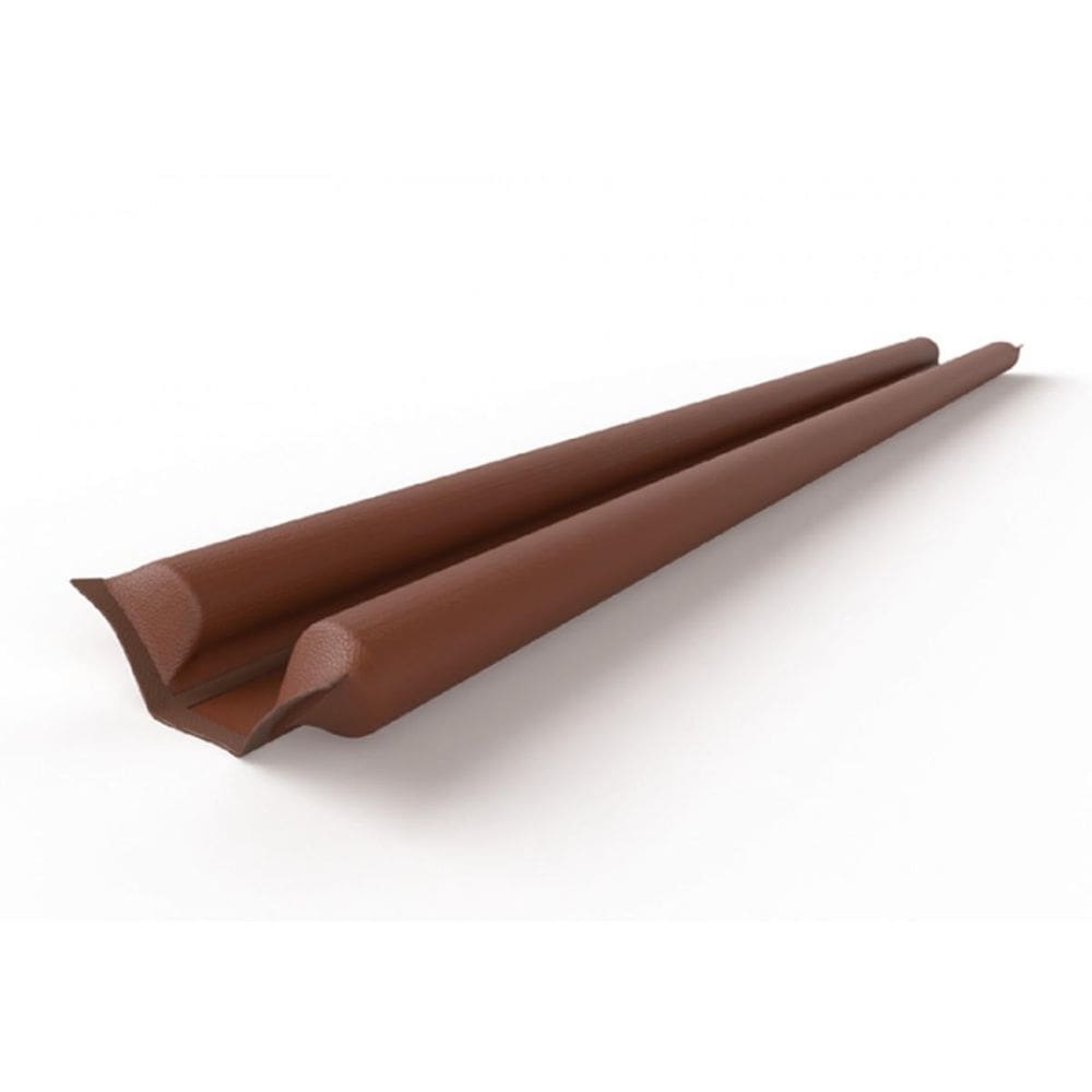 Veda Porta Rolinho Protetor Fresta Impermeavel 100Cm Marrom