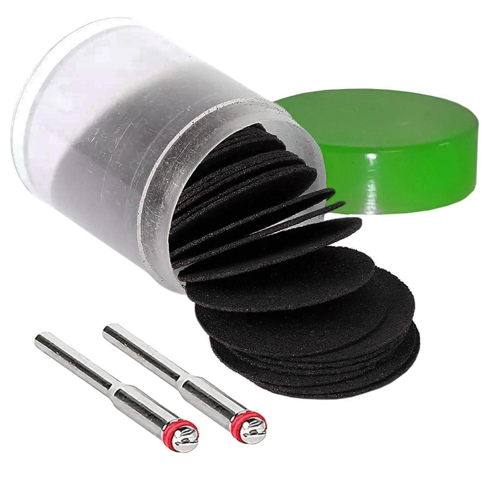 Kit 30 Disco De Corte 24Mm 2 Hastes 3Mm Para Micro Retífica