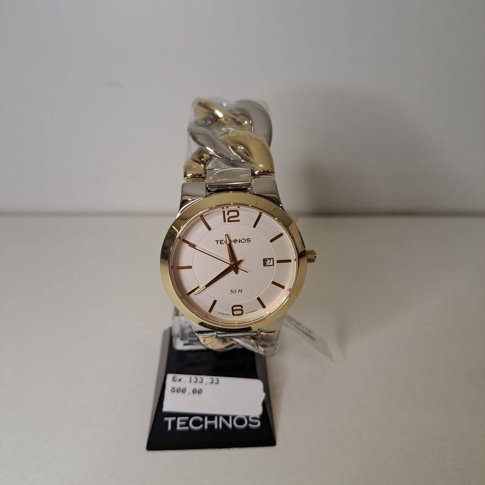 Relógio Technos Feminino Unique Bicolor 2115TWT/1K | Extra