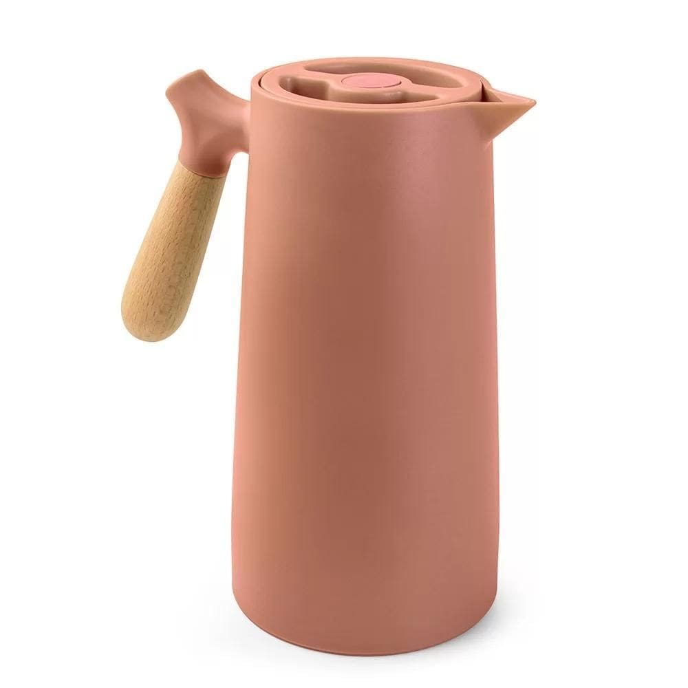 Garrafa Térmica Elegance 1L - Quente/Fria | Madeira | Cobre