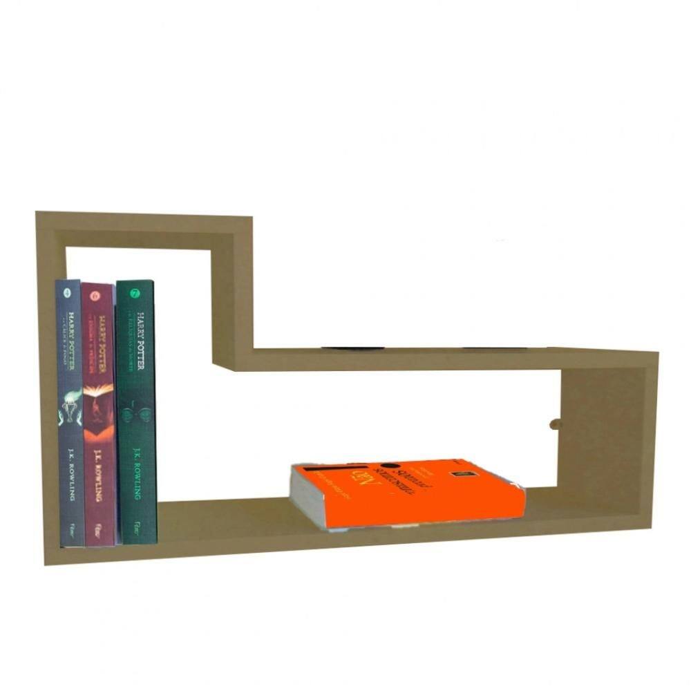 Prateleira Nicho L Em Mdf Natural [F031]