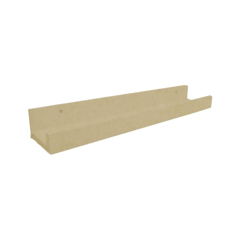 Prateleira Tempero Simples 50cm Em Mdf Naural [F031]