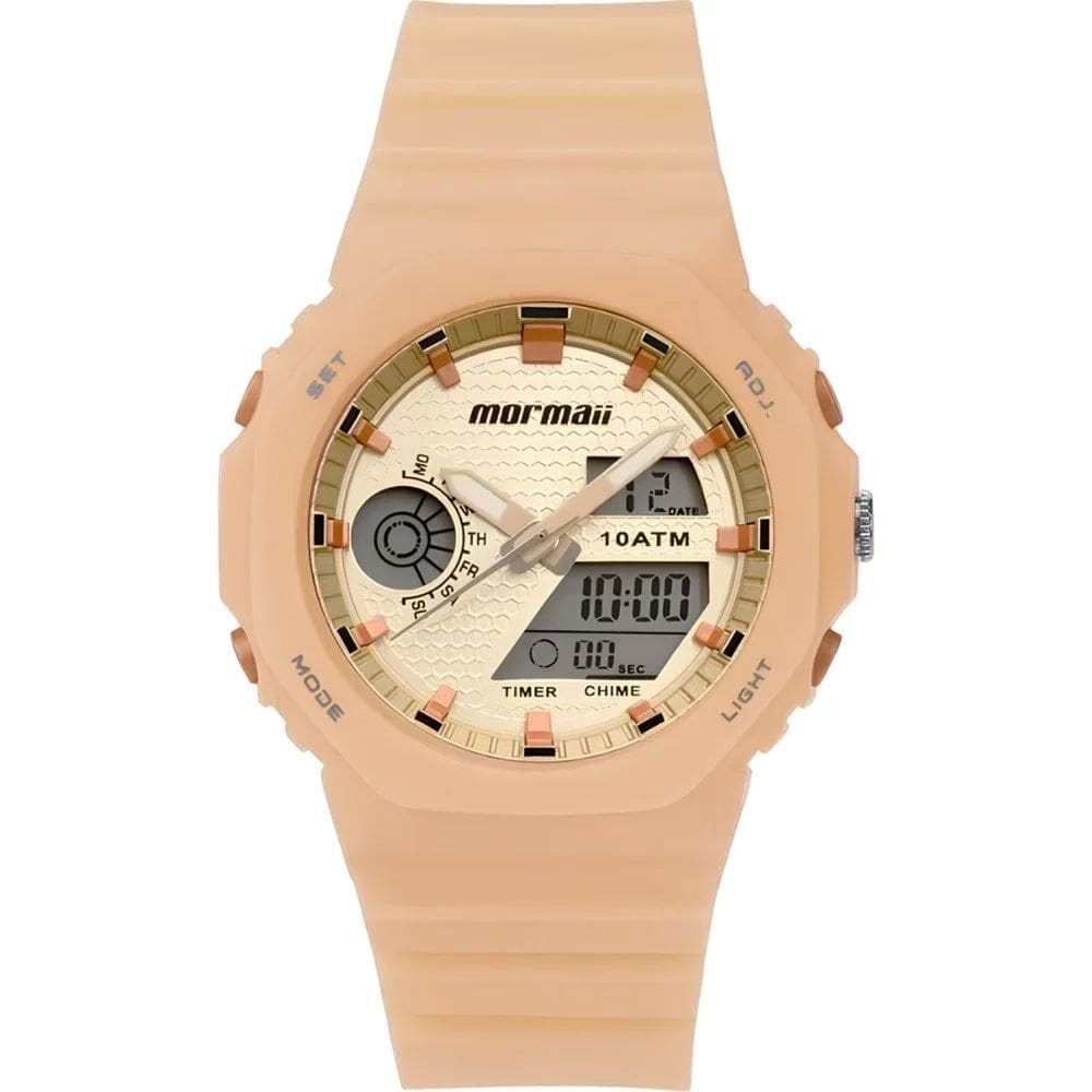 Relógio Mormaii Feminino Sports Bege - MO12800A/8L