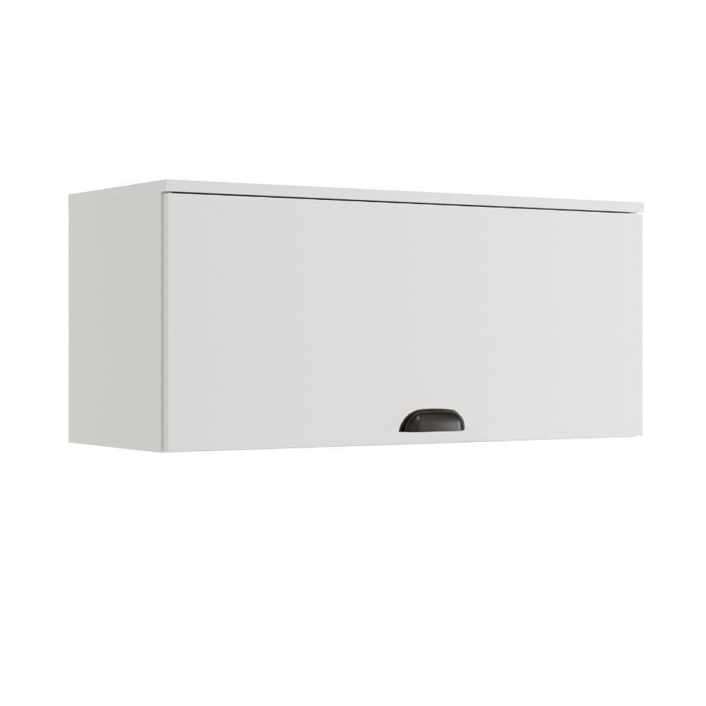 Armário Aéreo De Cozinha 800mm 1 Porta Lótus Carraro Branco