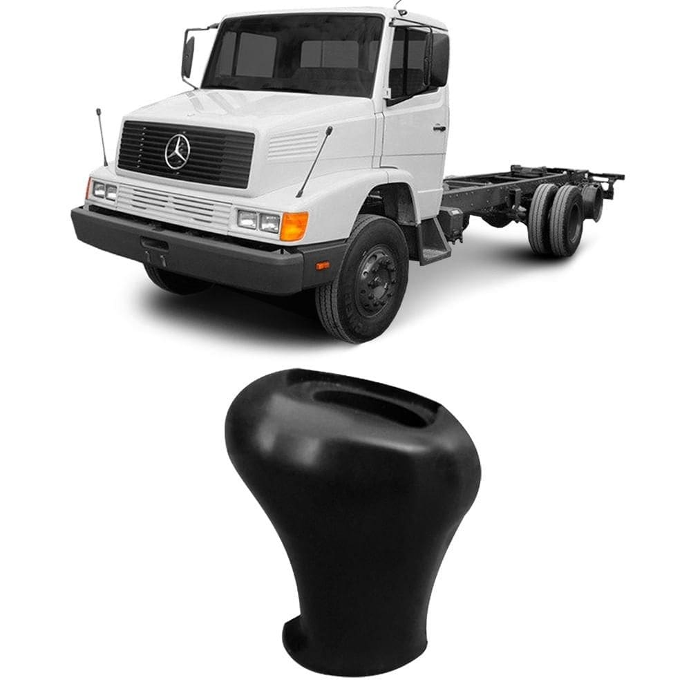Manopla Bola Câmbio Mercedes Benz OF 1319 1418 1721 Preto